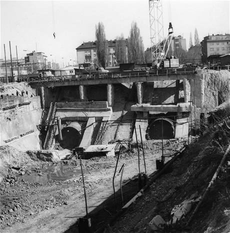 Na Rohanském nábřeží se stavělo metro: Historie podzemní Prahy