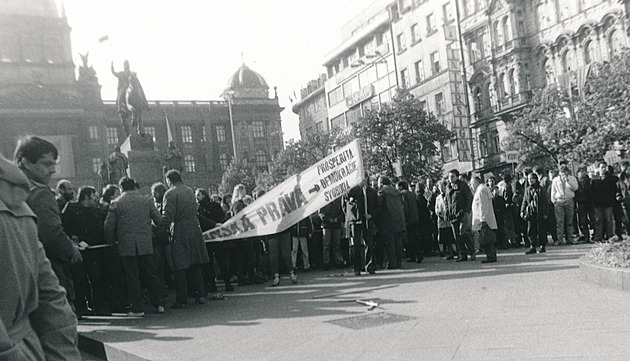 Každá generace má právo na revoltu, říká pamětník Palachova týdne
