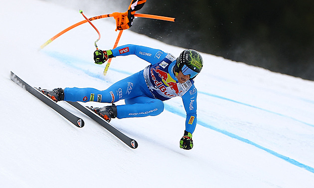 Sjezd v Kitzbühelu vyhrál Franzoni před Odermattem, Zabystřanovi se nedařilo